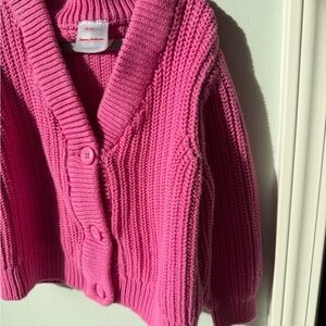 Hannah Pink Knit Cardigan for Kids